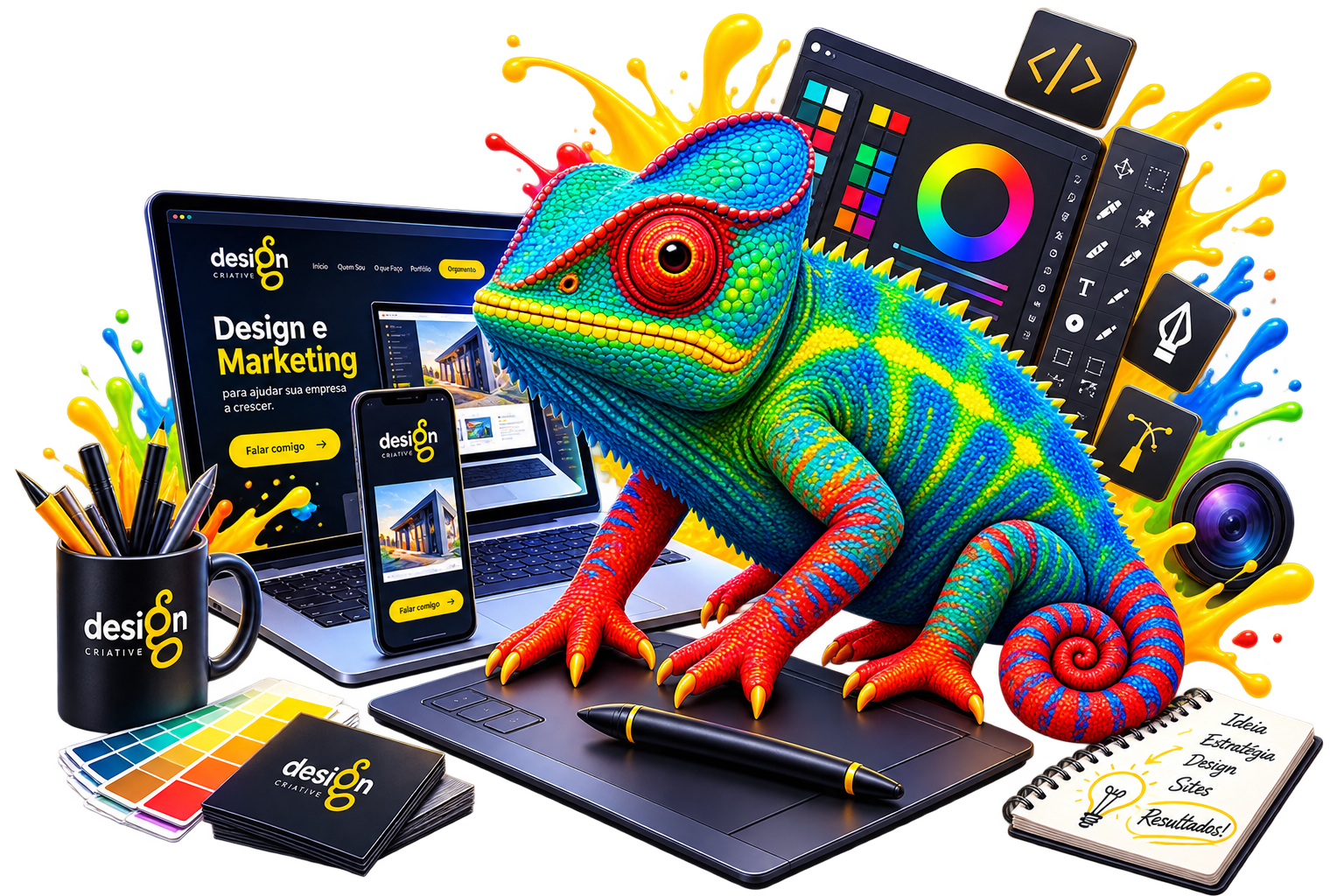 Projeto de site desenvolvido pela DesignCriative